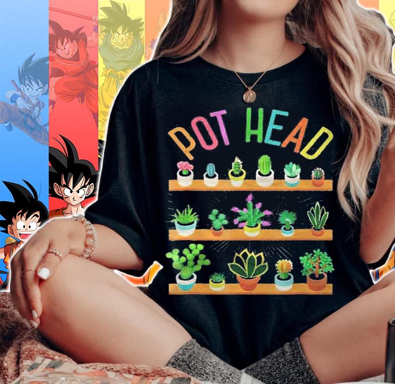 Plant Lover And Gardener Pot Head Succulent Pullove Shirt t-shirt woman shirt