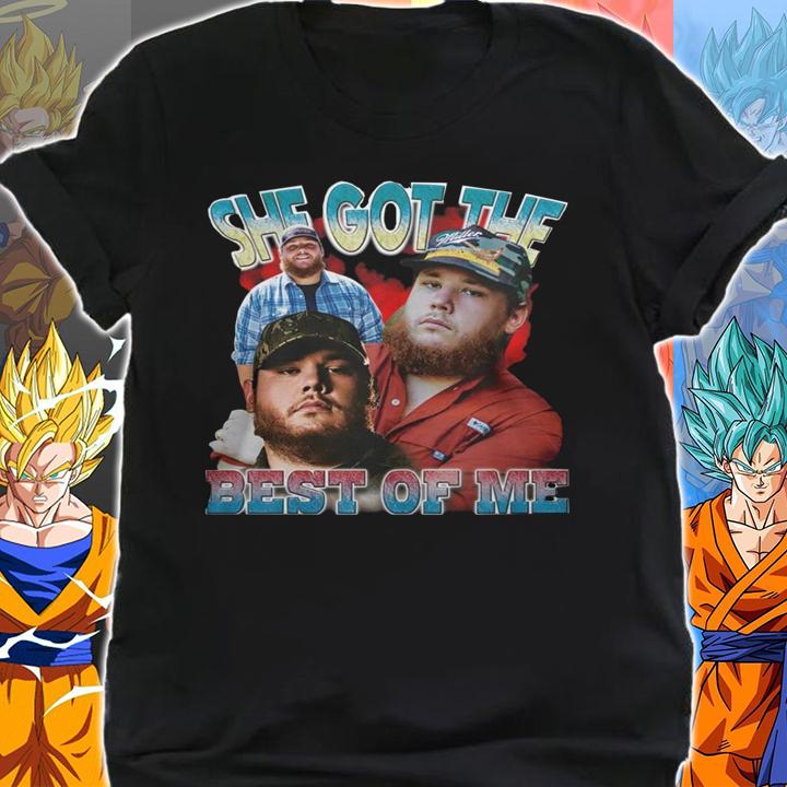 She Got The Best Of Me Luke Combs t-shirt shirt