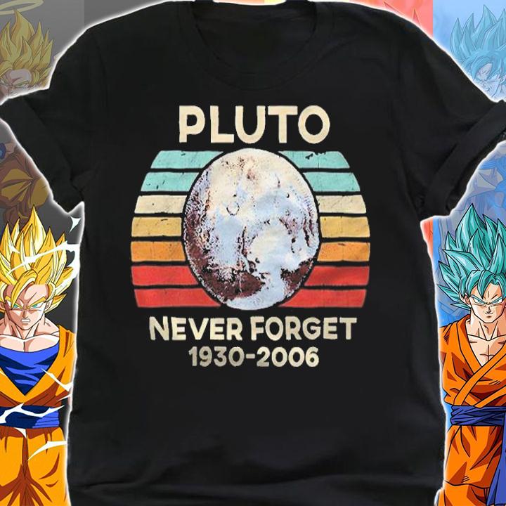 Pluto never forget 1930-2006 Vintage T-shirt t-shirt shirt