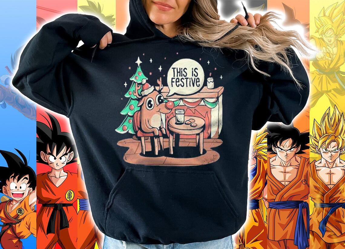 This is Festive Funny Meme Christmas Shirt t-shirt hoodie