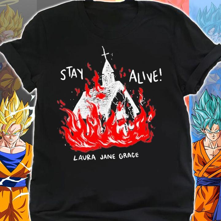 Laura Jane Grace Stay Alive Church T-Shirt t-shirt shirt