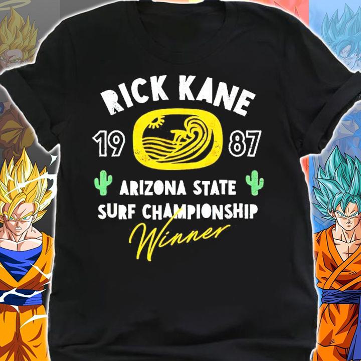 Rick Kane 1987 Arizona State Surf Championship Shirt t-shirt shirt