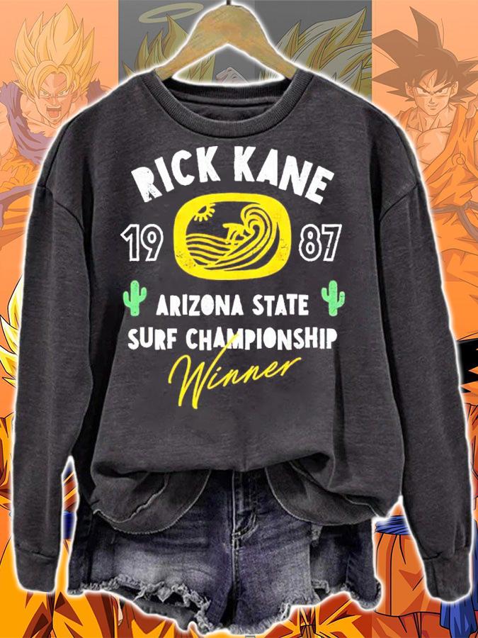 Rick Kane 1987 Arizona State Surf Championship Shirt t-shirt sweatshirt