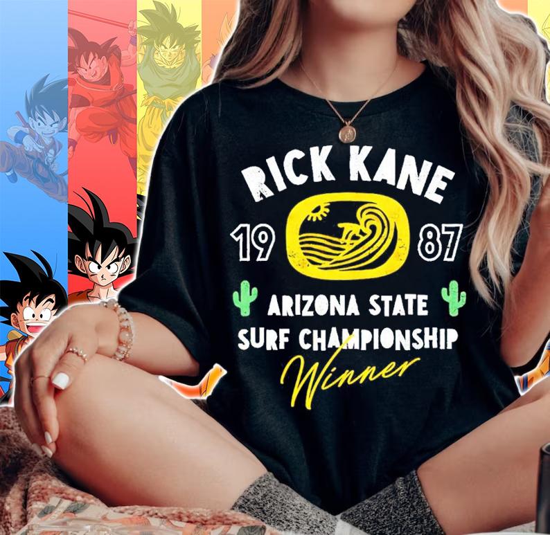 Rick Kane 1987 Arizona State Surf Championship Shirt t-shirt woman shirt