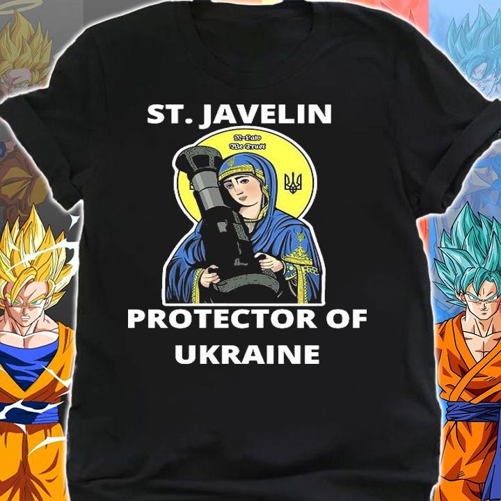 Saint Javelin Protector Of Ukraine Free Ukraine T-Shirt t-shirt shirt