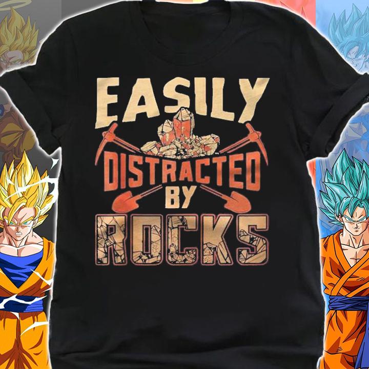 Easily Distracted By Rocks Geology Funny Geologist Gift Zip Shirt t-shirt shirt