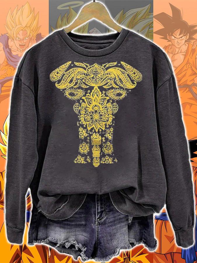 Elephant Pattern Largest Existing Land Animals T-shirt t-shirt sweatshirt