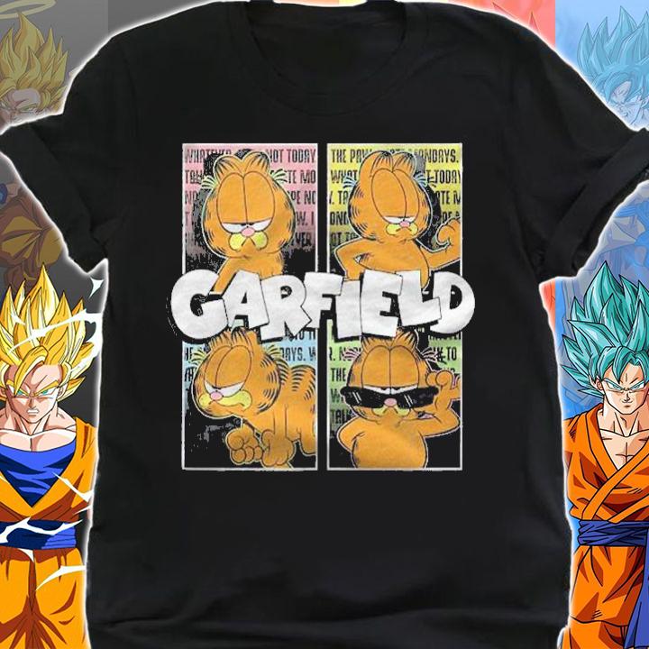 Garfield Many Garfield Moods 4 Grid Shirt t-shirt shirt