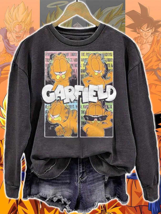 Garfield Many Garfield Moods 4 Grid Shirt t-shirt sweatshirt