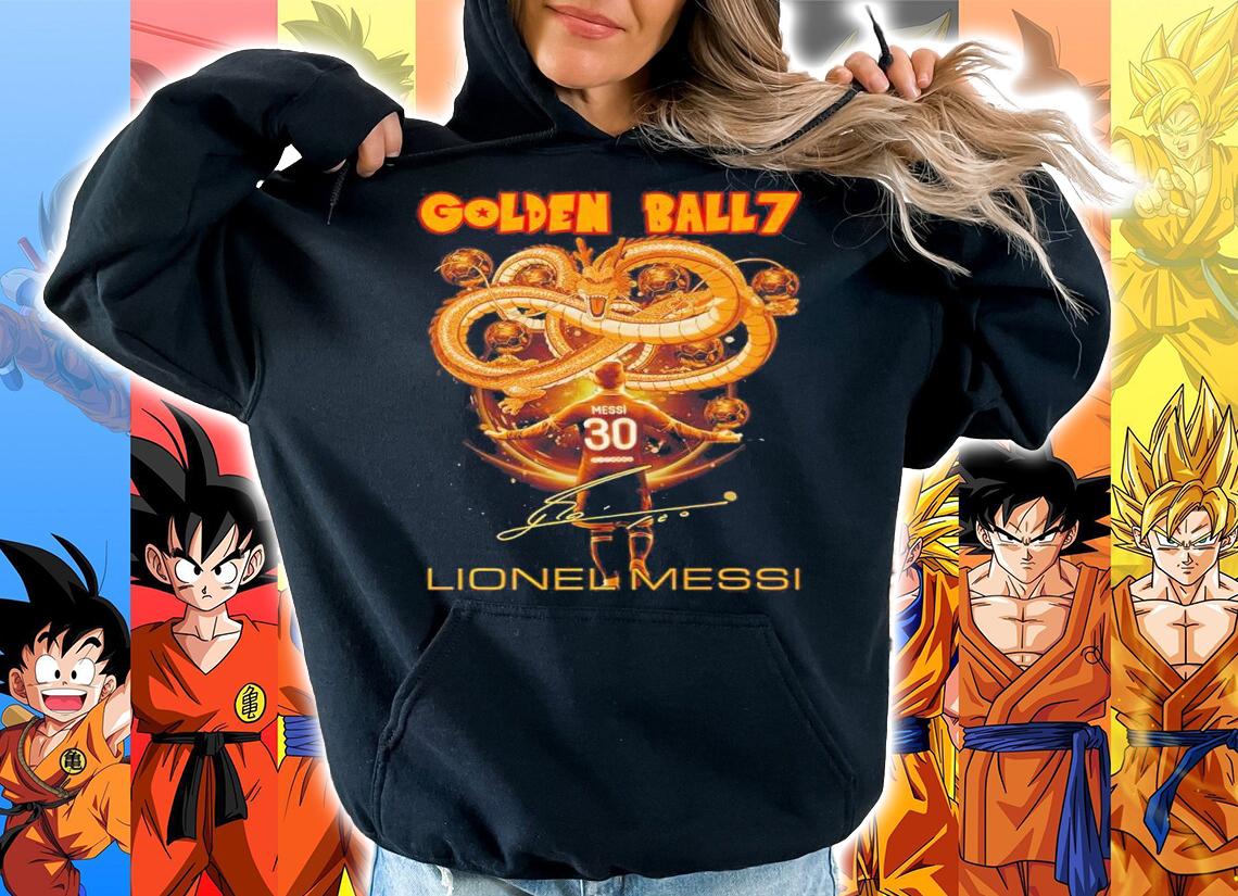 Golden Ball 7 Lionel Messi Signatures Shirt t-shirt hoodie