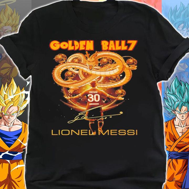 Golden Ball 7 Lionel Messi Signatures Shirt t-shirt shirt