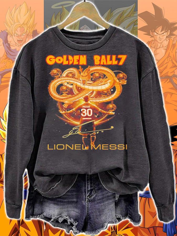 Golden Ball 7 Lionel Messi Signatures Shirt t-shirt sweatshirt
