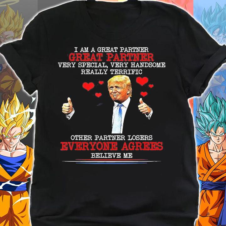 Great Partner Everybody Agrees Funny Trump Valentines T-Shirt t-shirt shirt