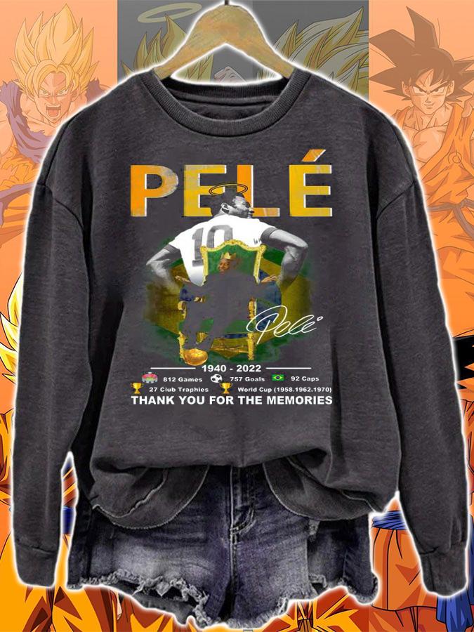King Pelé 1940 2022 Signature Thank You For The Memories t-shirt sweatshirt