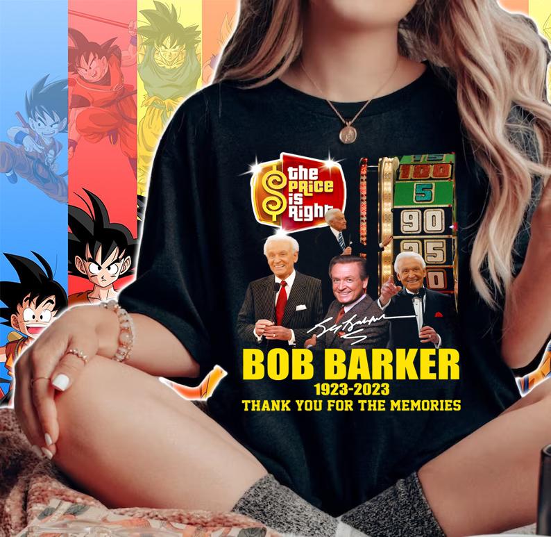 RIP Bob Barker 1923 2023 The Price Is Right Signature t-shirt woman shirt