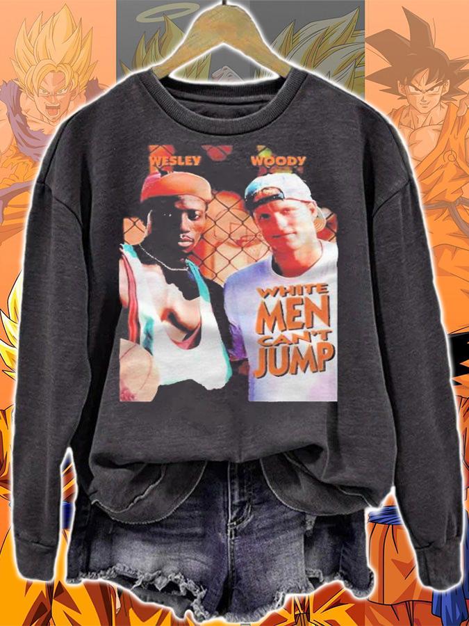 Wesley And Woody White Men Can't Jump poster T-shirt t-shirt sweatshirt
