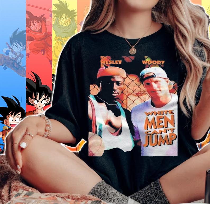 Wesley And Woody White Men Can't Jump poster T-shirt t-shirt woman shirt