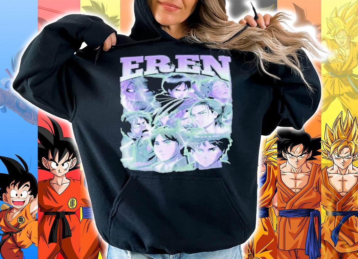 Funny eren Yeager Anime Attack On Titan Shirt t-shirt hoodie