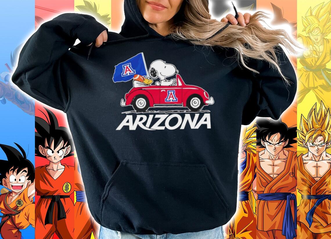 Arizona Wildcats X Snoopy And Woodstock t-shirt hoodie