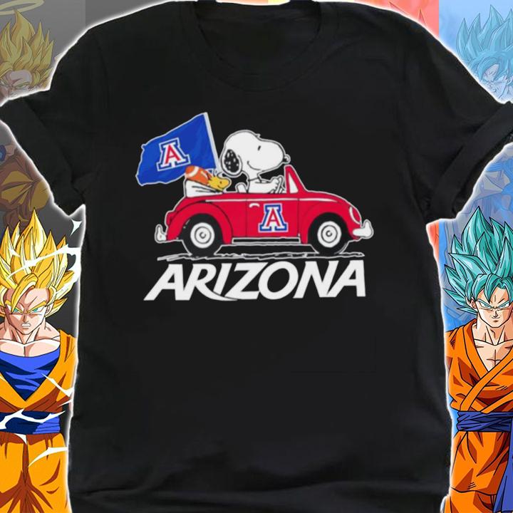 Arizona Wildcats X Snoopy And Woodstock t-shirt shirt