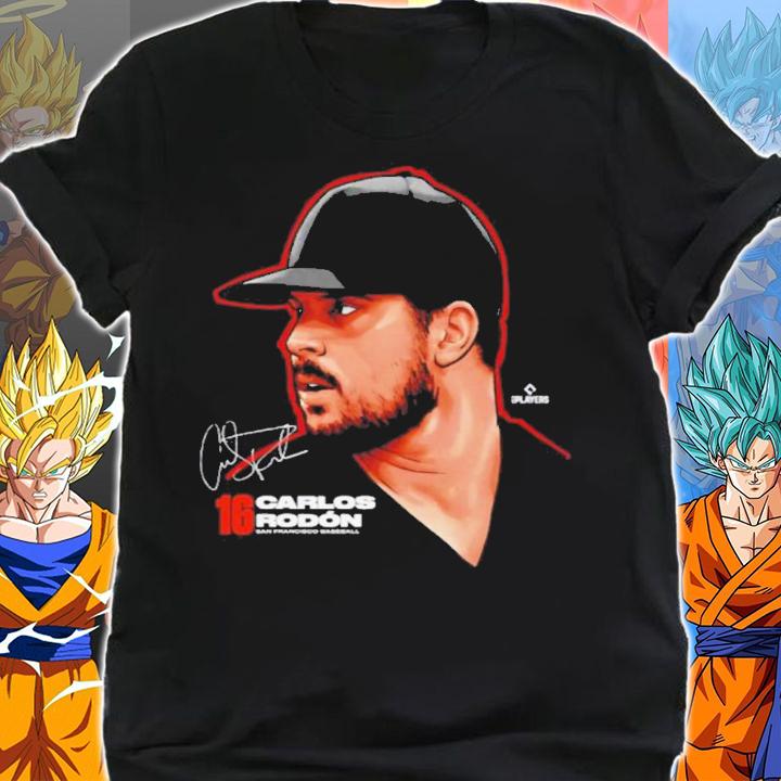 Carlos Rodon San Francisco Profile Baseball Signatures Shirt t-shirt shirt