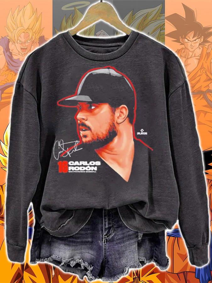 Carlos Rodon San Francisco Profile Baseball Signatures Shirt t-shirt sweatshirt
