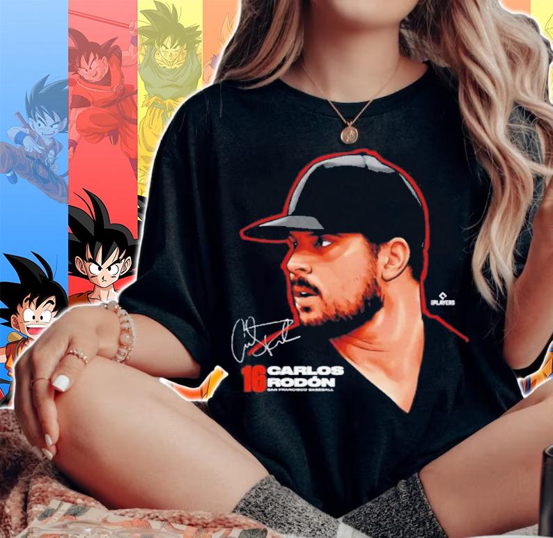 Carlos Rodon San Francisco Profile Baseball Signatures Shirt t-shirt woman shirt