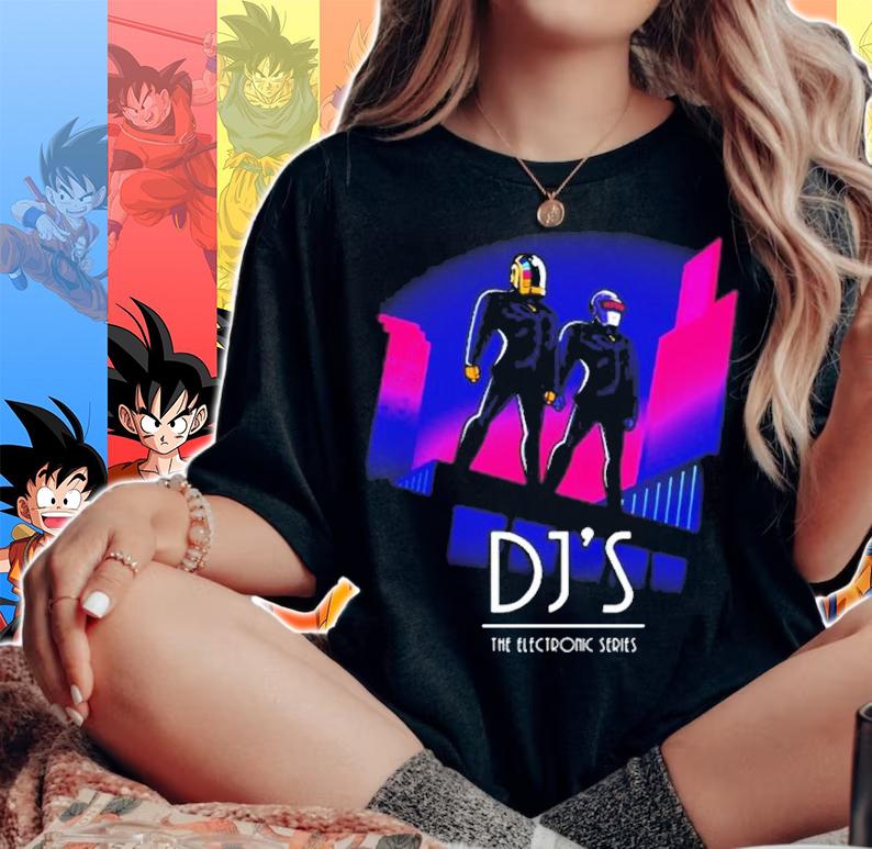 Daft Punk DJ'S The Electronic Series Shirt t-shirt woman shirt