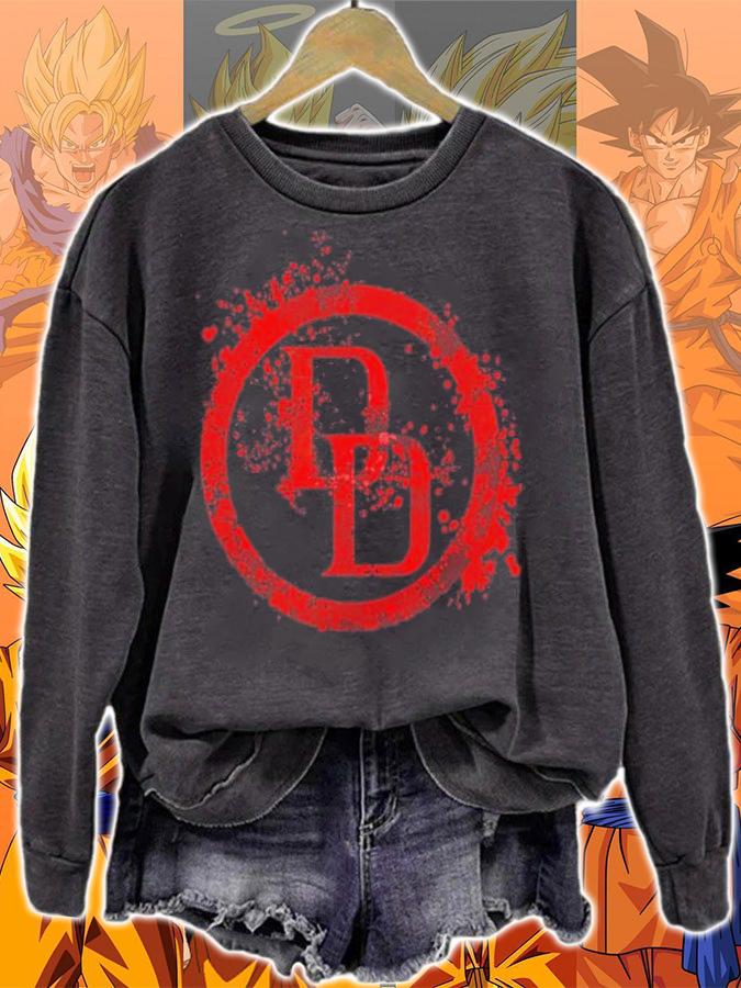 Marvel Daredevil Logo Splatter Graphic Shirt t-shirt sweatshirt