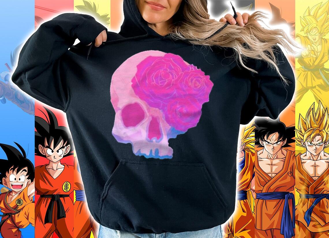 Taliesin pink goth Skull T-shirt t-shirt hoodie