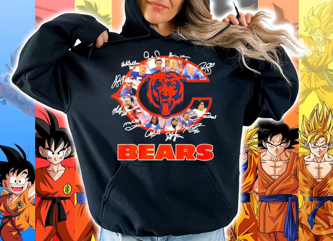 Chicago Bears players signatures t-shirt hoodie
