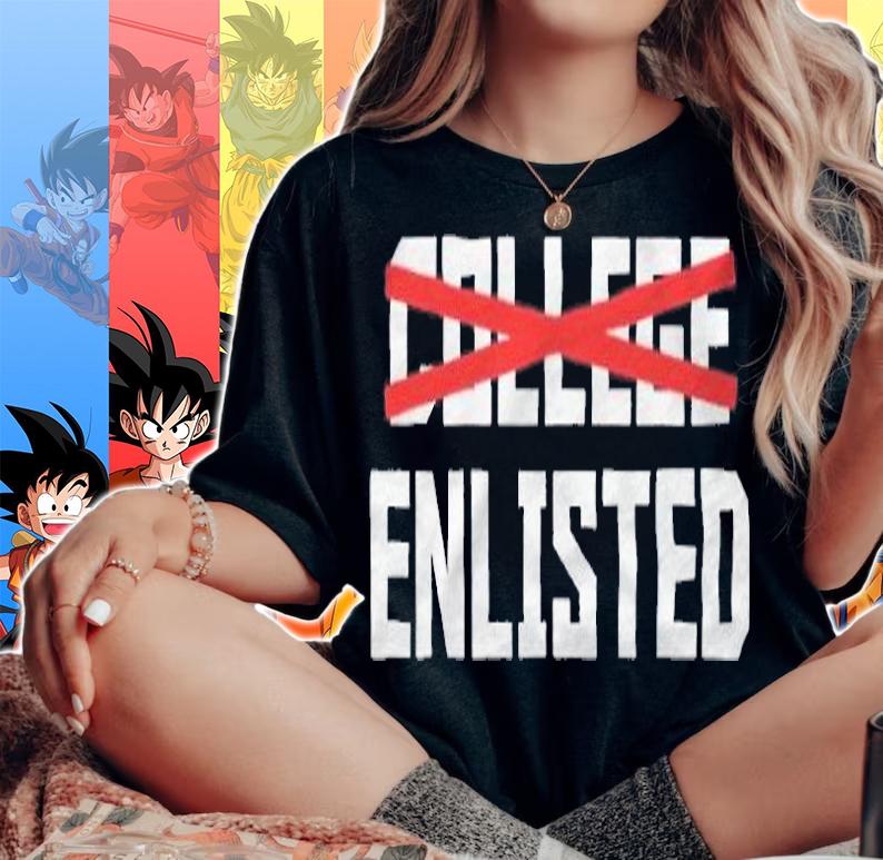 College Enlisted T-shirt woman shirt