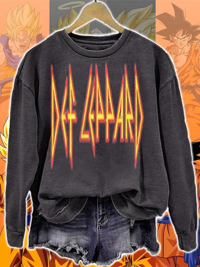 Def Leppard Classic Logo Pocket T-shirt sweatshirt
