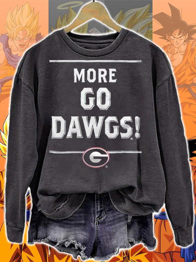 Georgia Bulldogs more go dawgs T-shirt sweatshirt