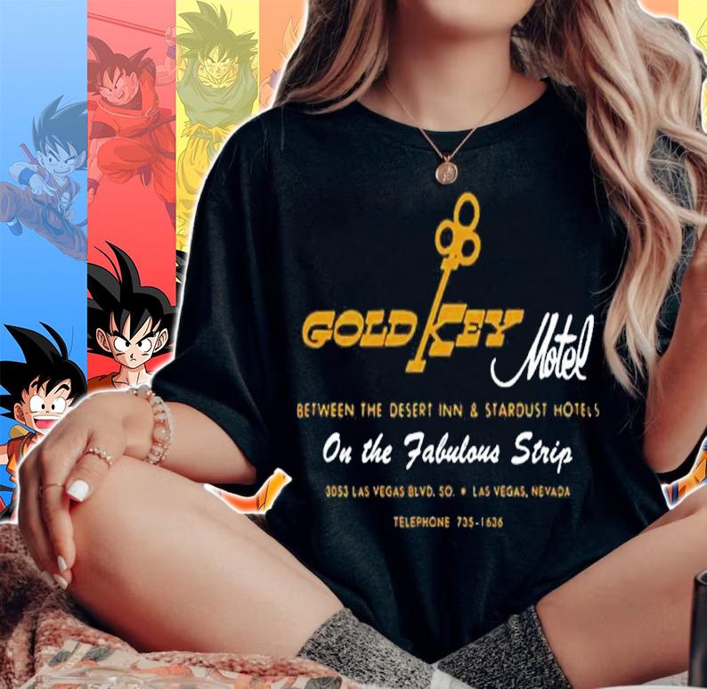 Gold Key Motel In The Fabulous Strip Vintage Las Vegas Shirt woman shirt