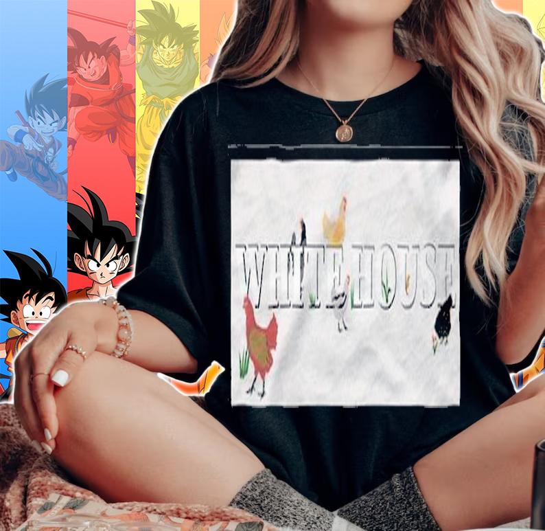 Hot white House Chicken T-Shirt woman shirt