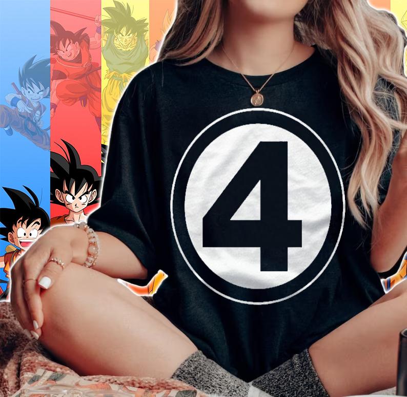 Marvel Fantastic Four Bold Center Chest Logo t-shirt woman shirt