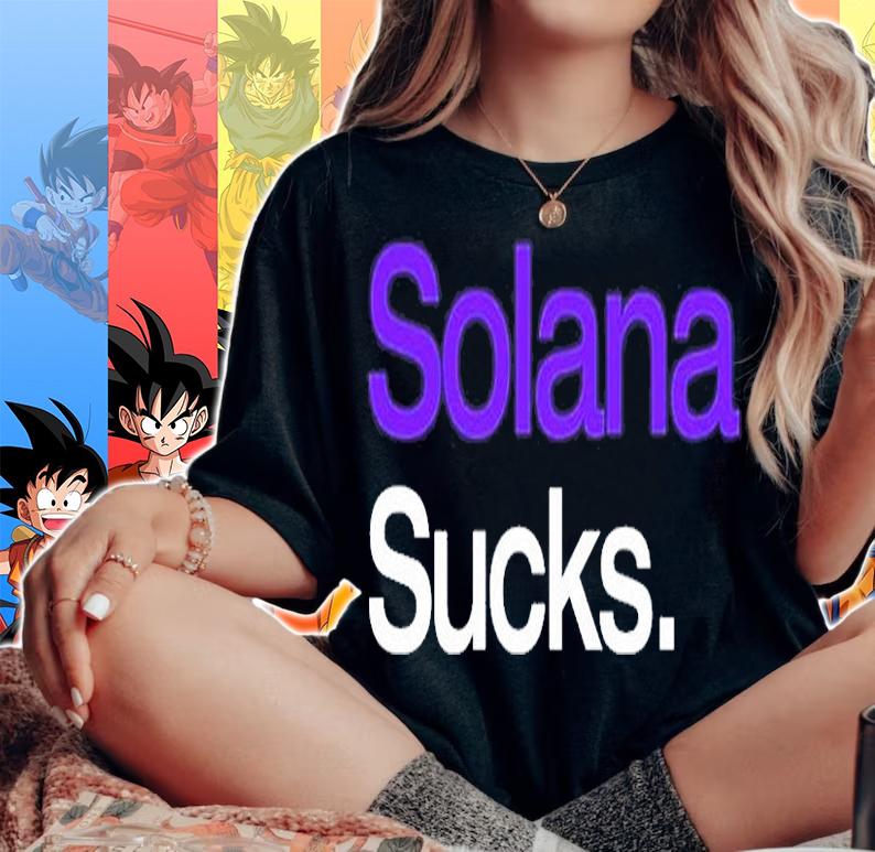 Solana Sucks T-Shirt woman shirt