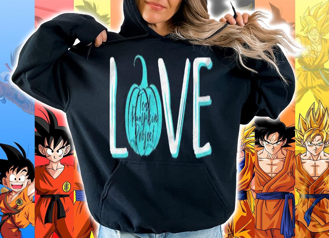 Teal Pumpkin Food Allergy Awareness Halloween Love Shirt hoodie