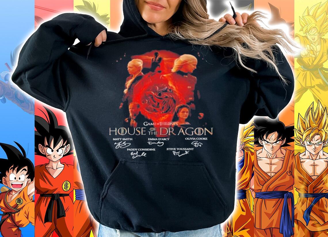 Game Of Thrones House Of The Dragon Characters Signatures Shirt hoodie