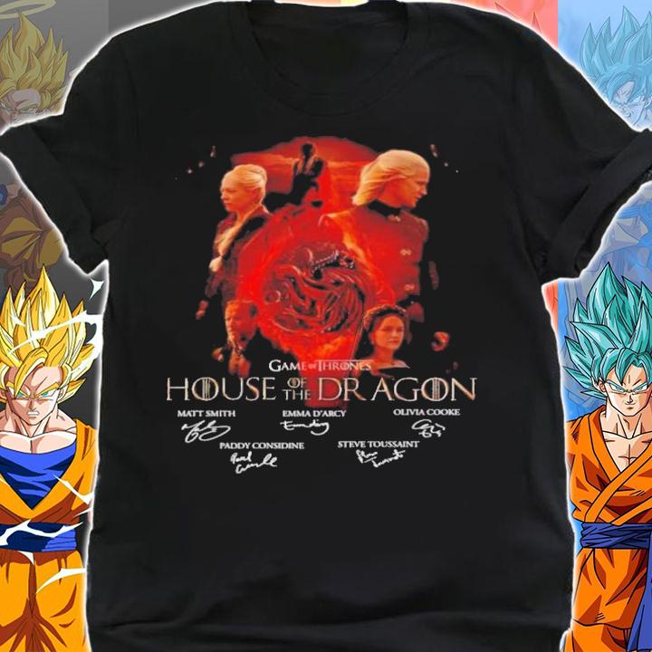 Game Of Thrones House Of The Dragon Characters Signatures Shirt shirt