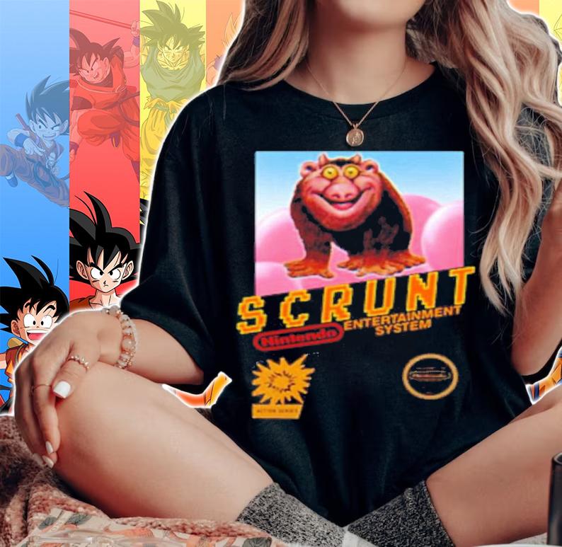 Scrunt Nintendo Entertainment System Shirt woman shirt