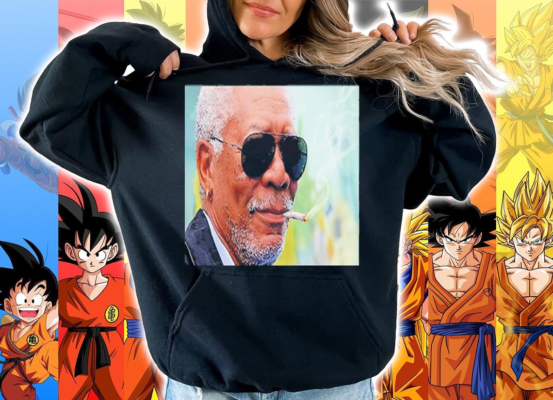 The Narrator Morgan Freeman Smoking Weed Shirt hoodie