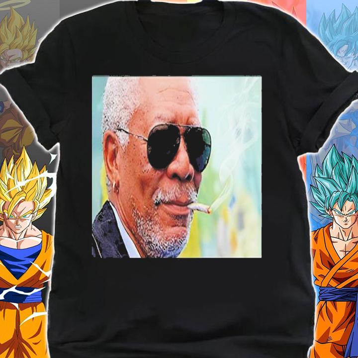The Narrator Morgan Freeman Smoking Weed Shirt shirt