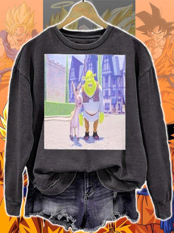 Shrek With Donkey In House T-Shirt sweatshirt