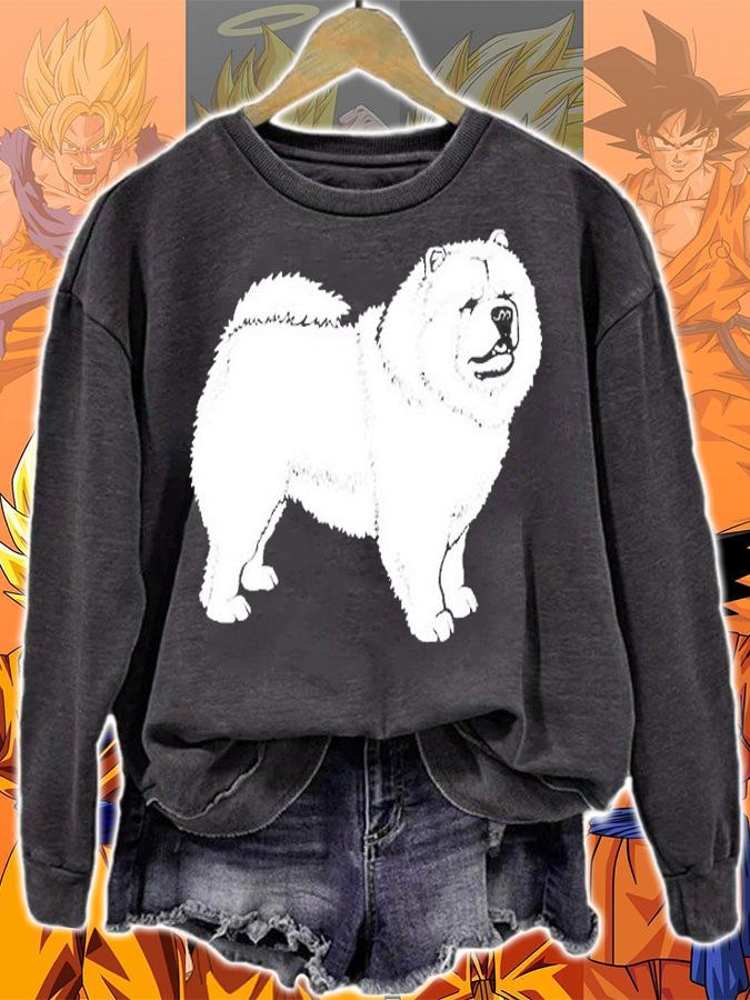 Chow Chow Dog Breed Gift For Animal Dogs Fan Lover T-Shirt sweatshirt