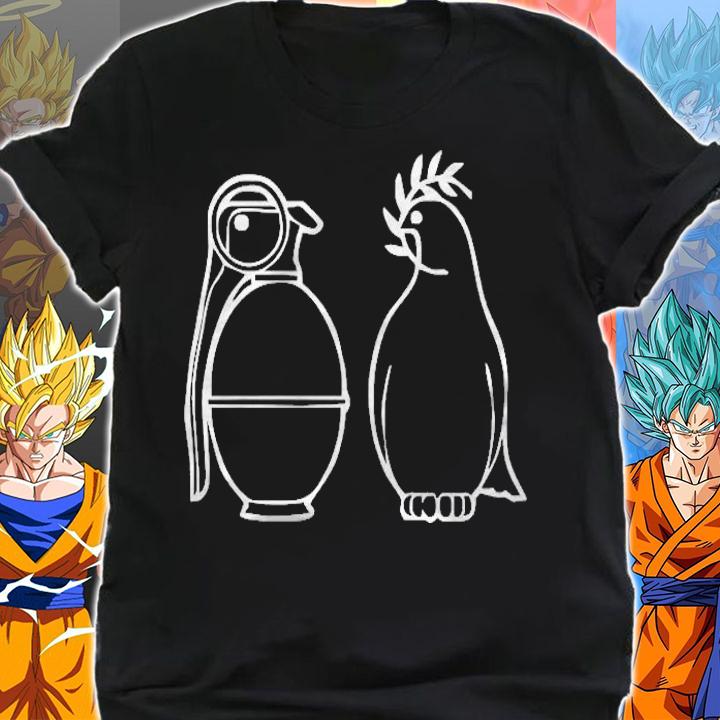 Dove Vs Grenade Banksy Art Peace Lover T-shirt shirt