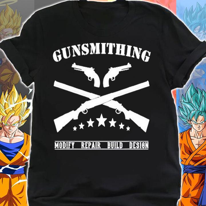 Gunsmithing Gun Engraver Custom Gun Builder Gunsmith T-Shirt shirt