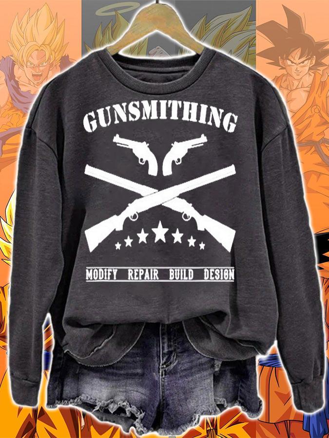 Gunsmithing Gun Engraver Custom Gun Builder Gunsmith T-Shirt sweatshirt