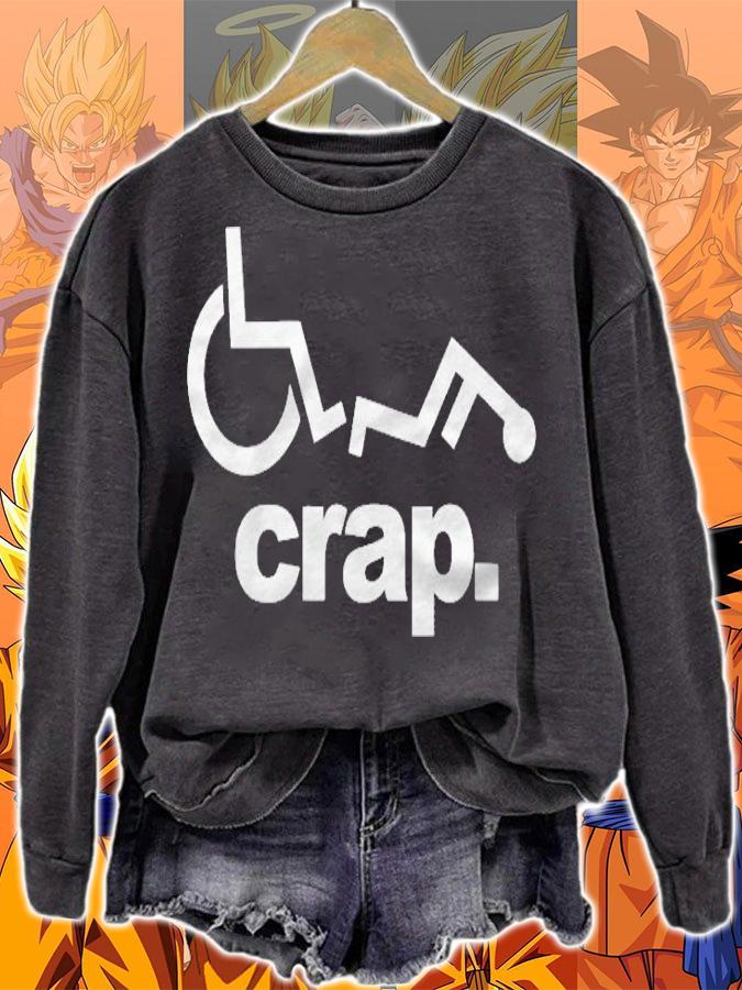 Handicap Wheelchair Funny Wheelchair Fall shirt sweatshirt